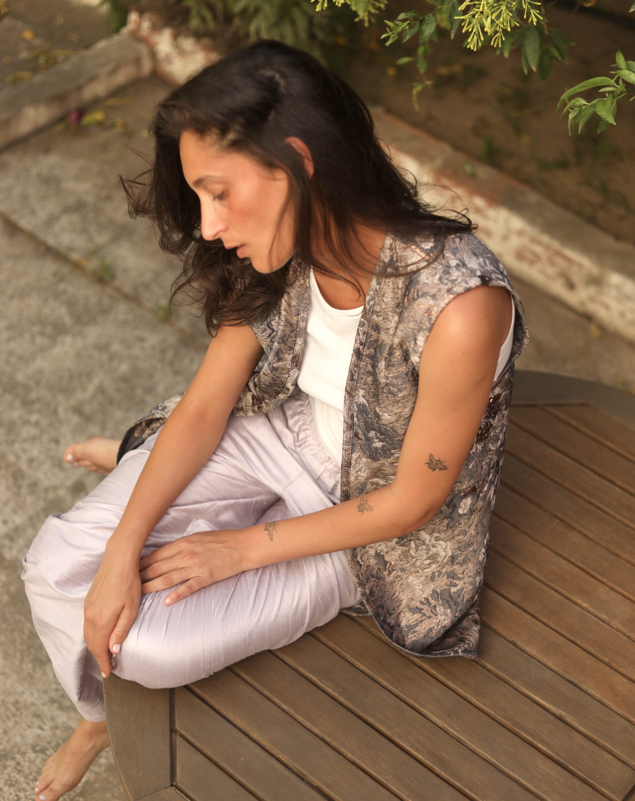 Hamani Reversible Kimono - Bronze