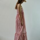 Sun Dress - Red Striped