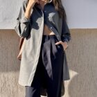 Shirt Dress Grey