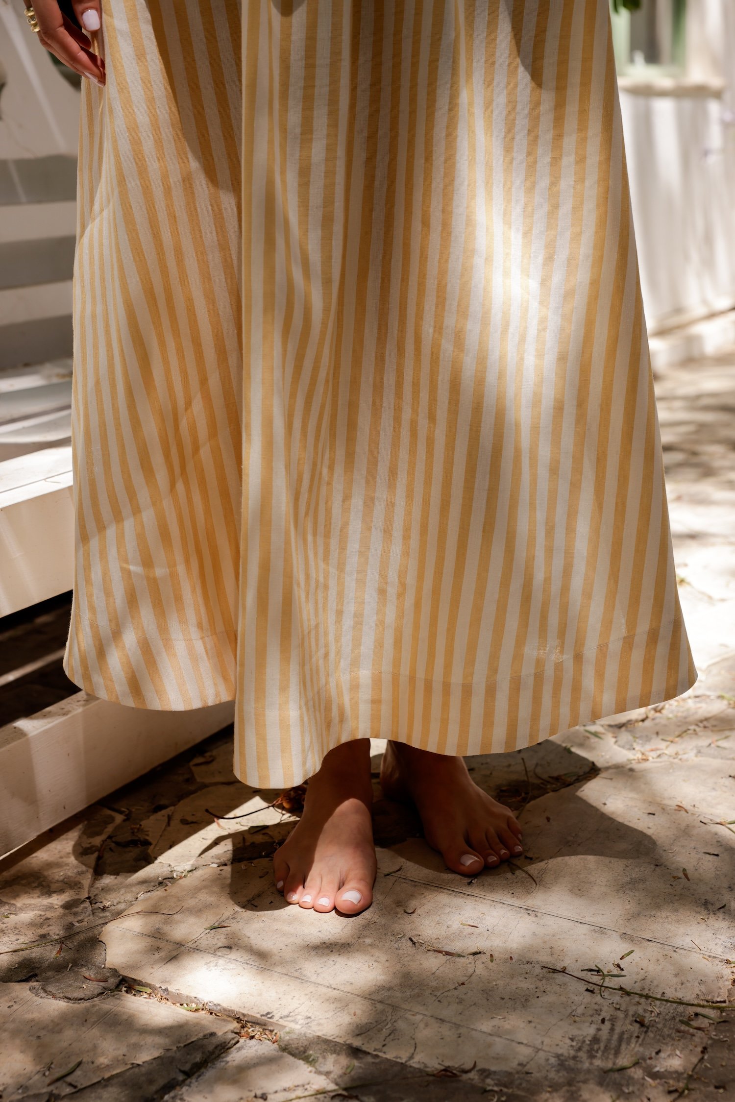 SKIRT 01 - Yellow stripes