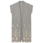 EMBROIDERED KIMONO - Linen