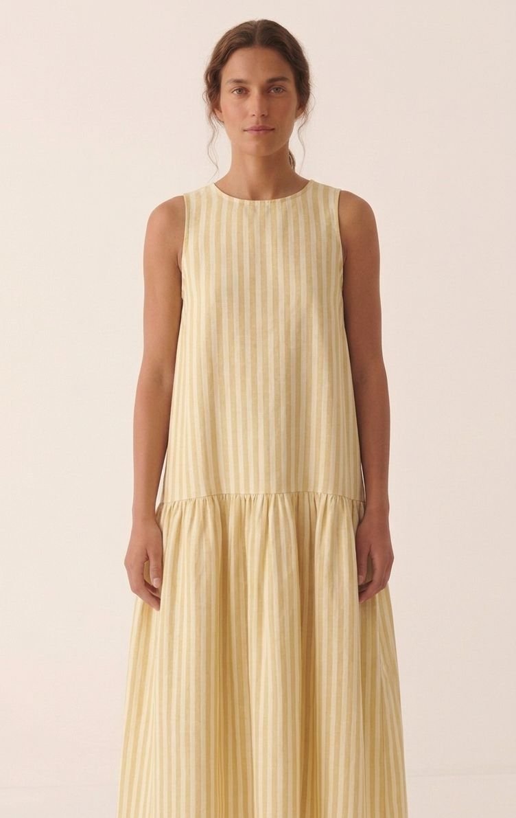 Dress 03 - Yellow Stripes