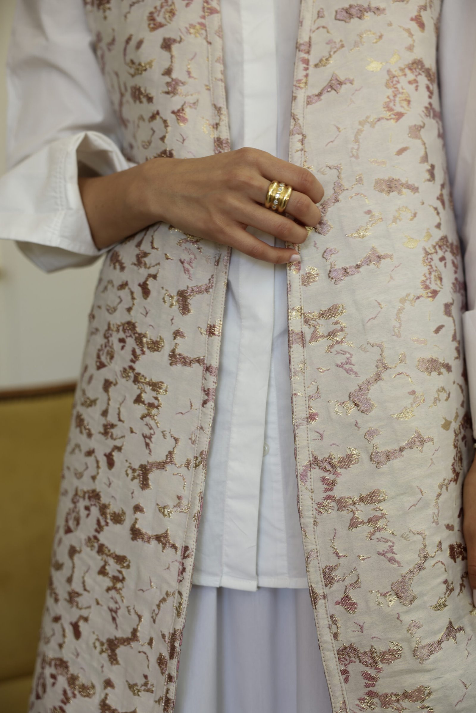 Hamani Kimono Pink - Reverse side