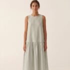 Linen dress - blue