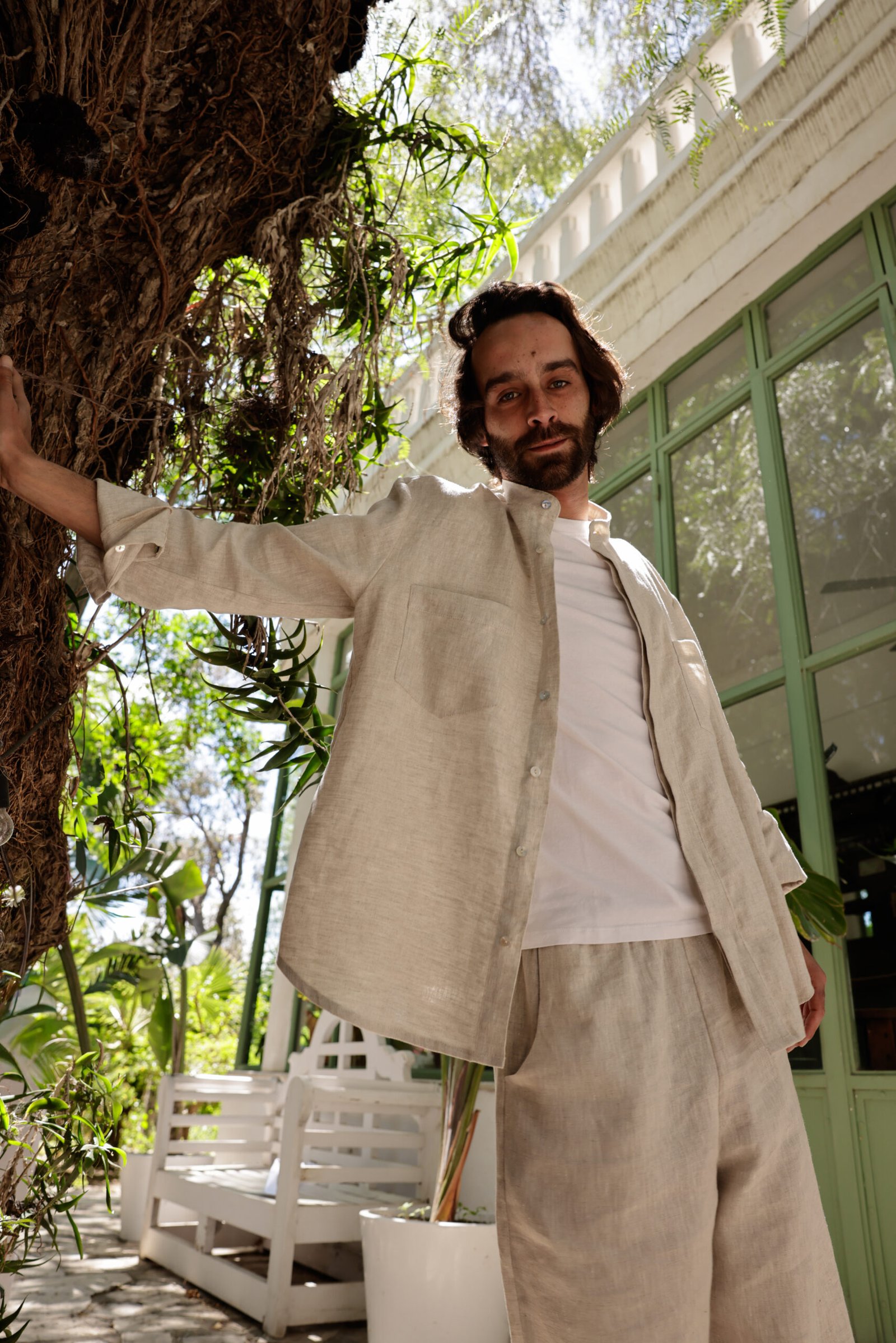 Linen pants - beige 2