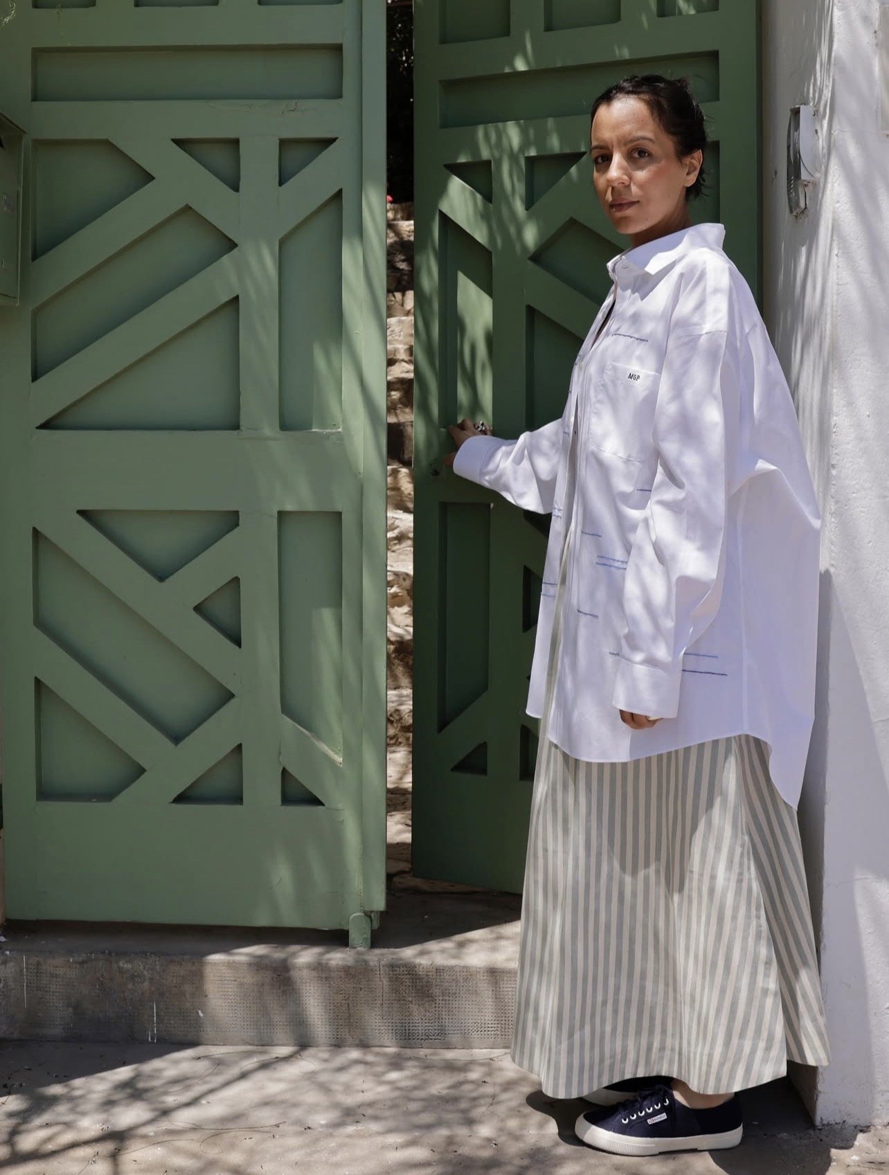 Hand-Embroidered Shirt