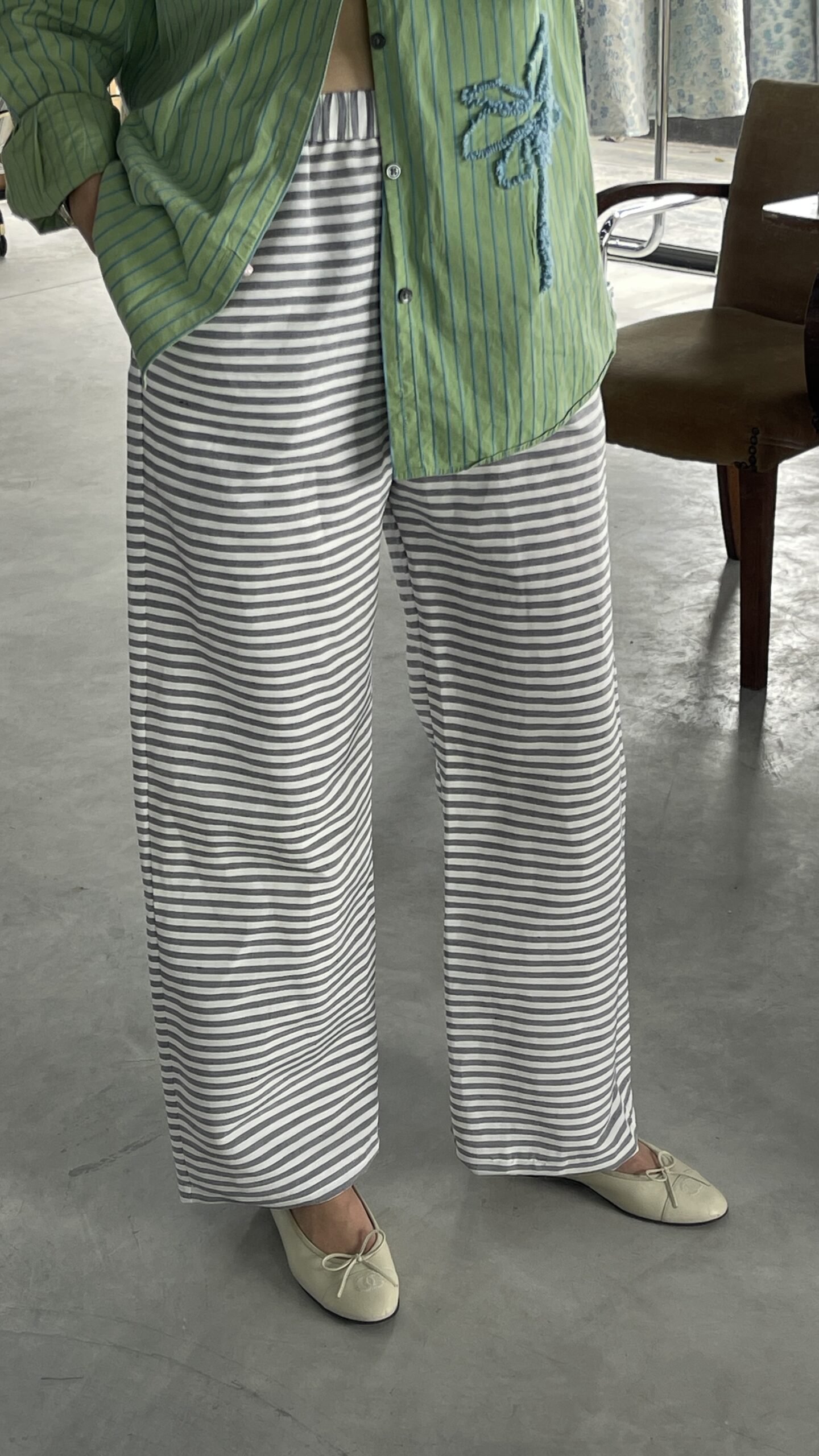 Laborium pant - Horizontal stripes