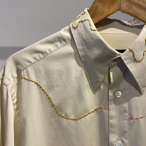 Laborium embroidered Shirt yellow